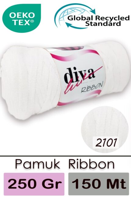 Diva Ribbon 2101 Beyaz