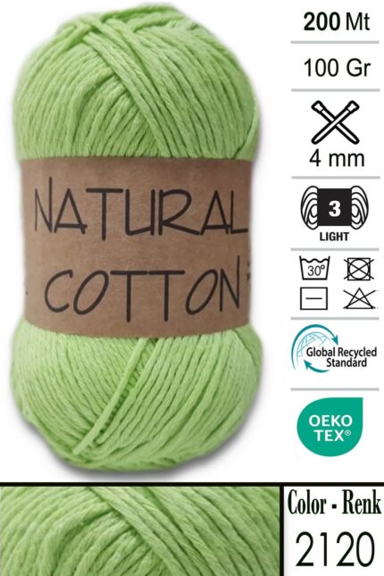 Diva Natural Cotton 2120 Fıstık Yeşili
