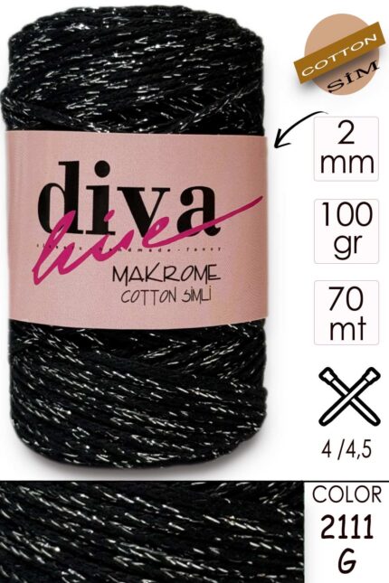 Diva Makrome Cotton Simli 2111G