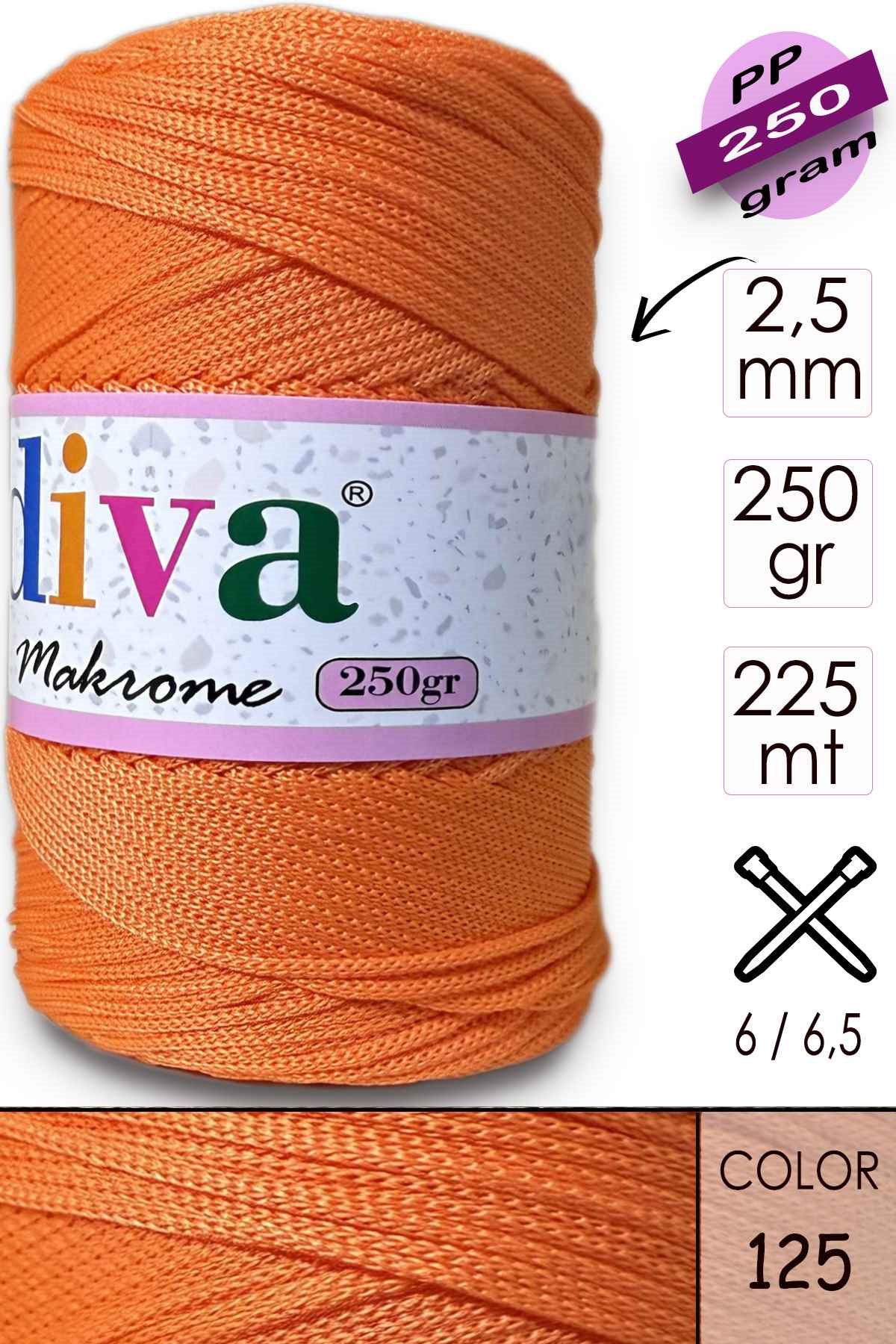 Polip Makrome 250 GR 125 Portakal - Görsel 1