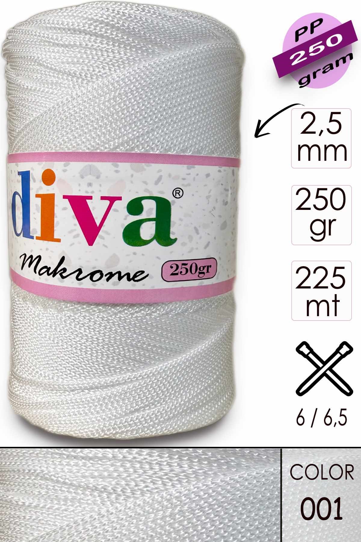 Polip Makrome 250 GR 01 Beyaz - Görsel 1