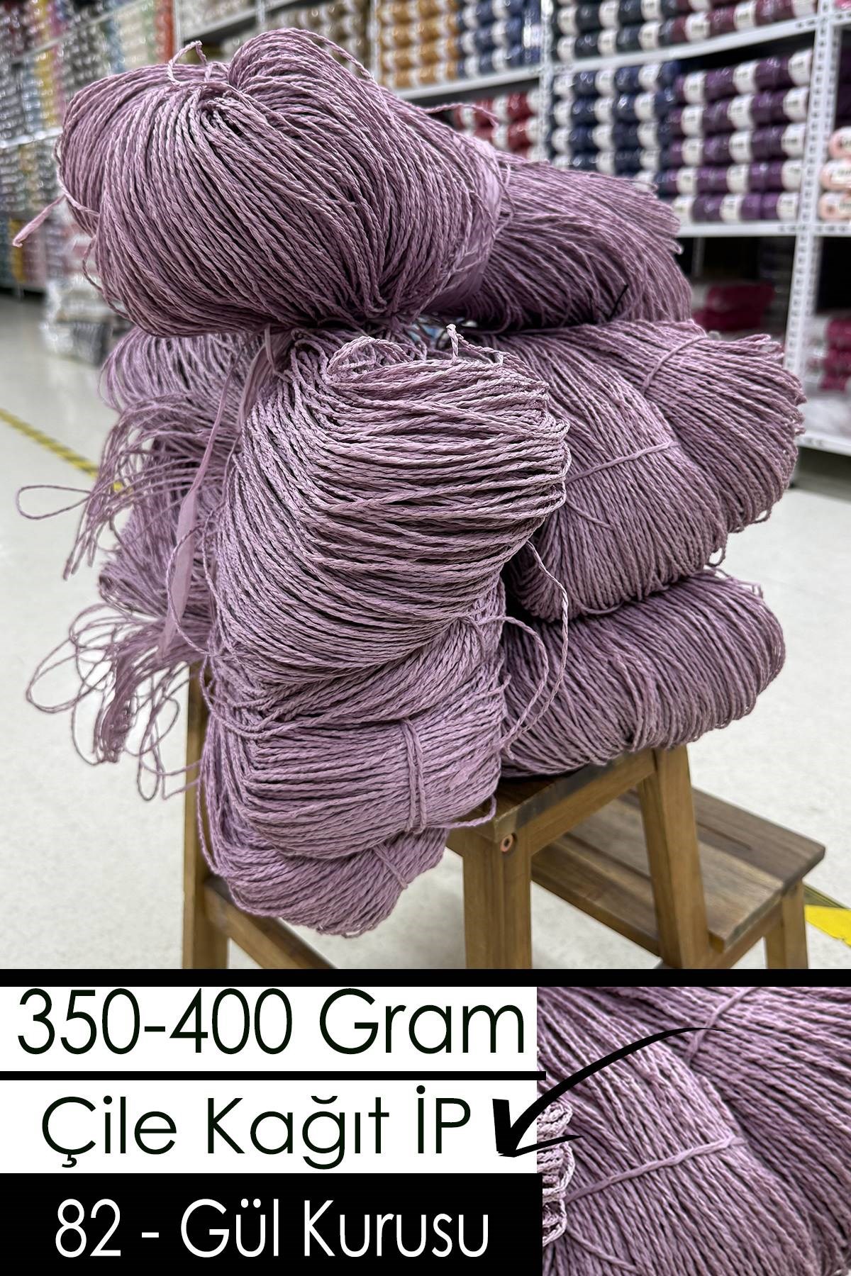 350-400 Gram Kağıt İplik - 82 - Gül Kurusu - Görsel 1