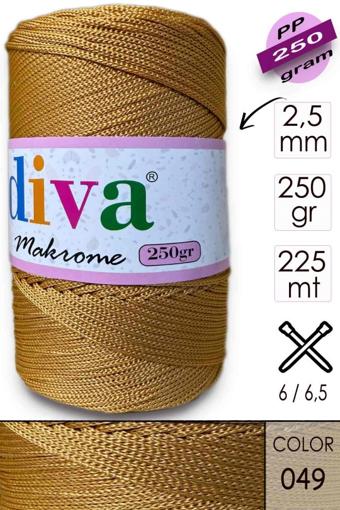 Polip Makrome 250 GR 49 Hardal - Görsel 1