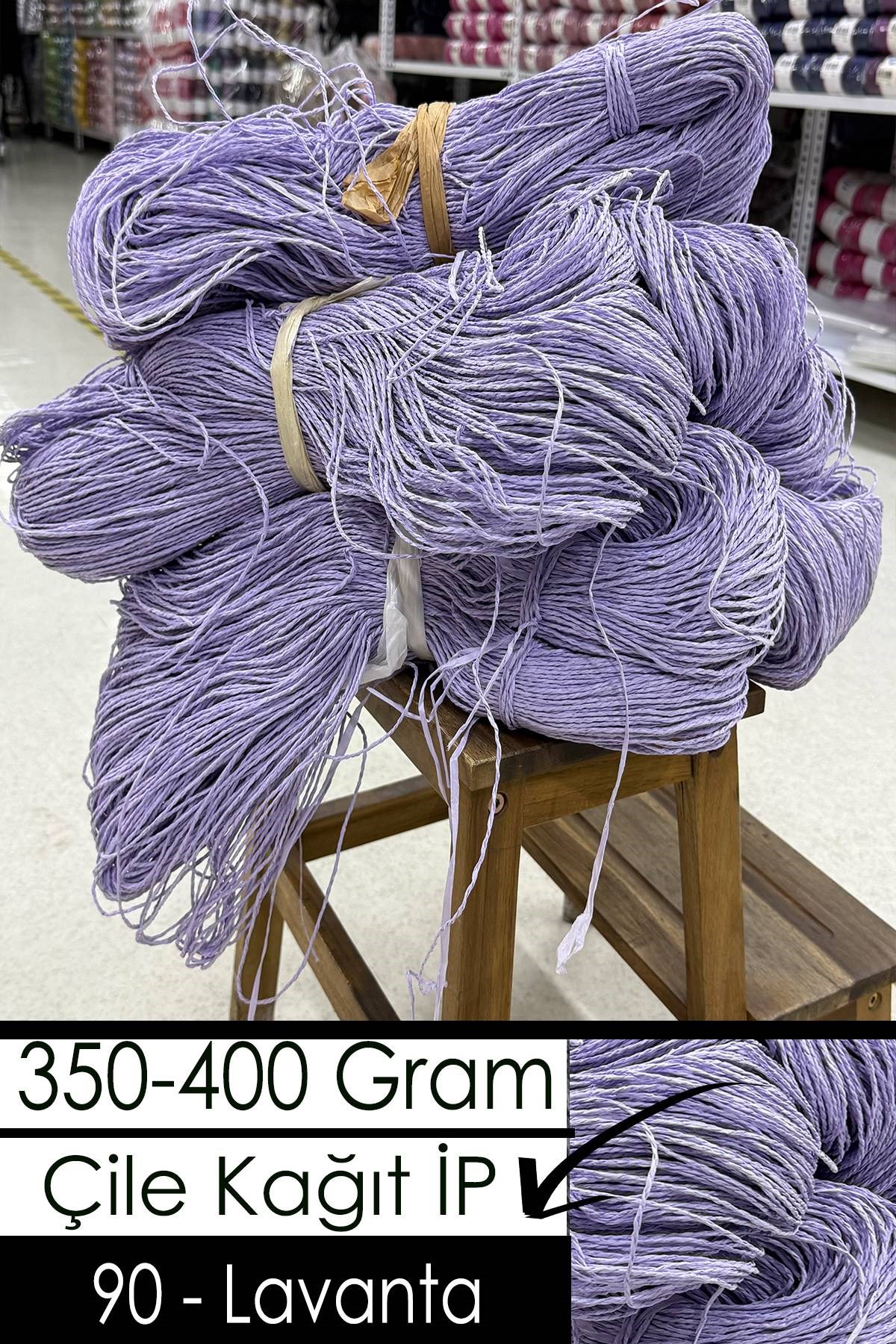 350-400 Gram Kağıt İplik - 90 - Lavanta - Görsel 1