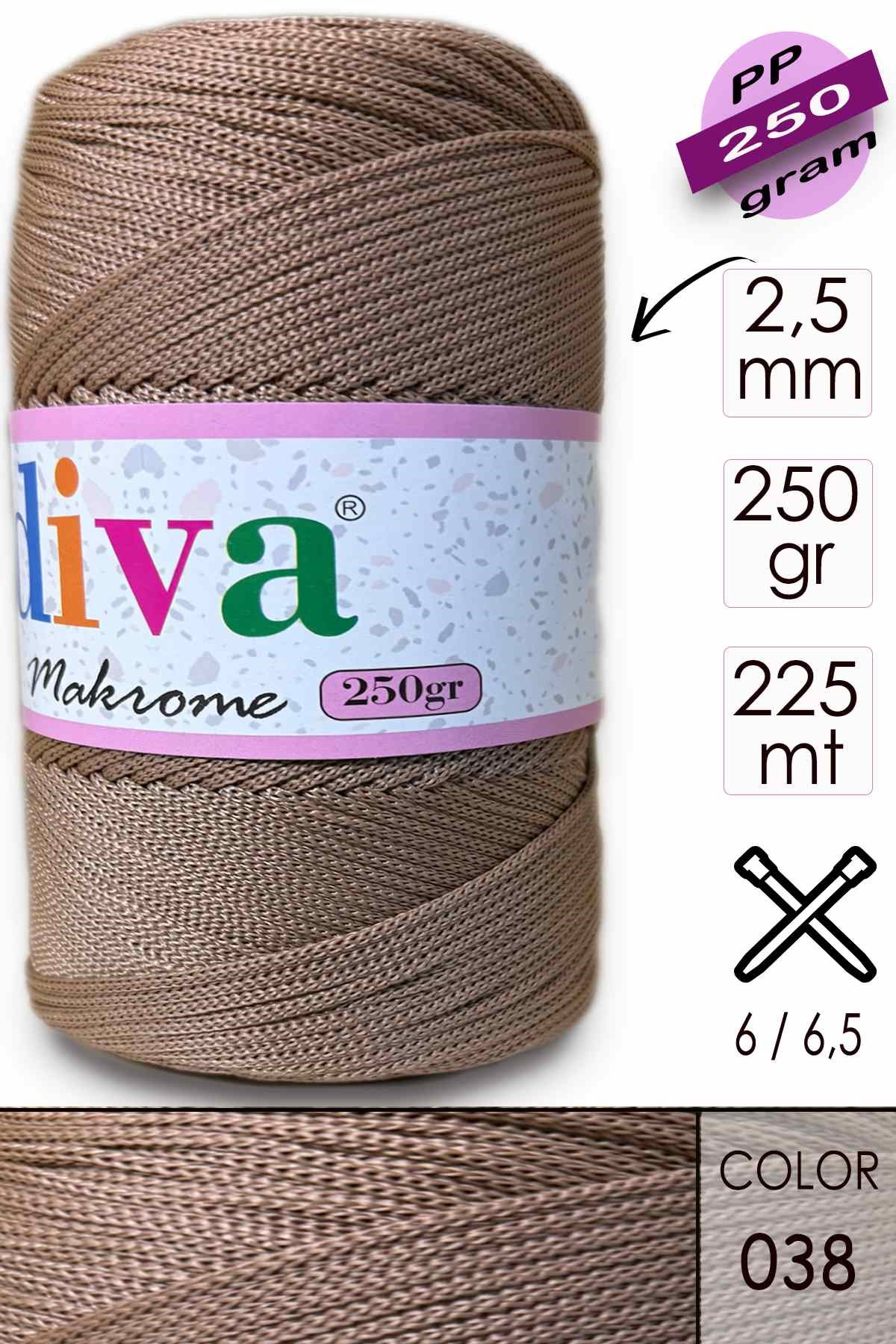 Polip Makrome 250 GR 38 Camel - Görsel 1