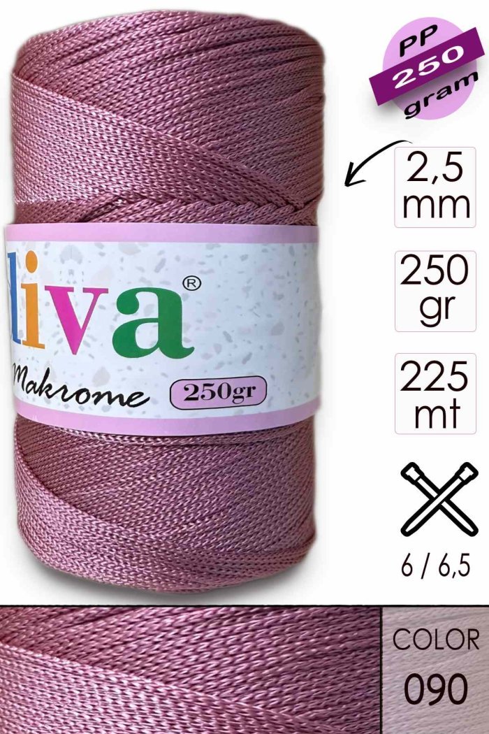 Polip Makrome 250 GR 90 Gül Kurusu - Görsel 1