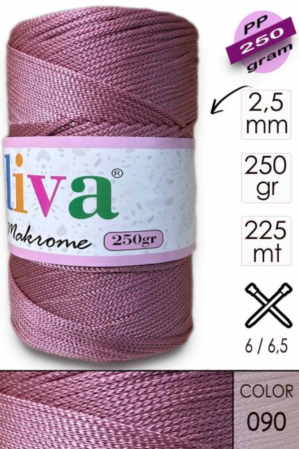 Polip Makrome 250 GR 90 Gül Kurusu