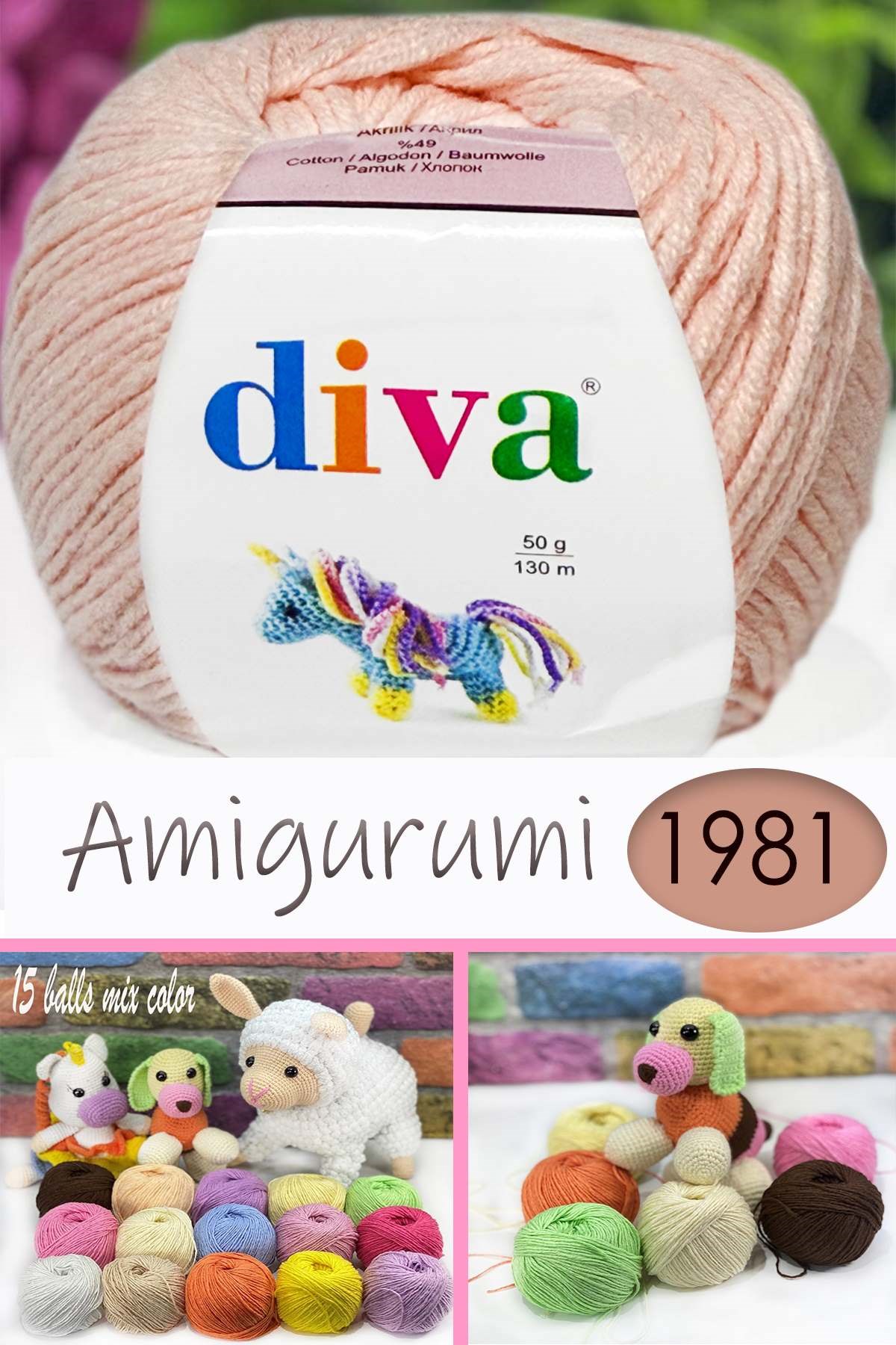 Divagurumi 1981 Pudra - Görsel 1