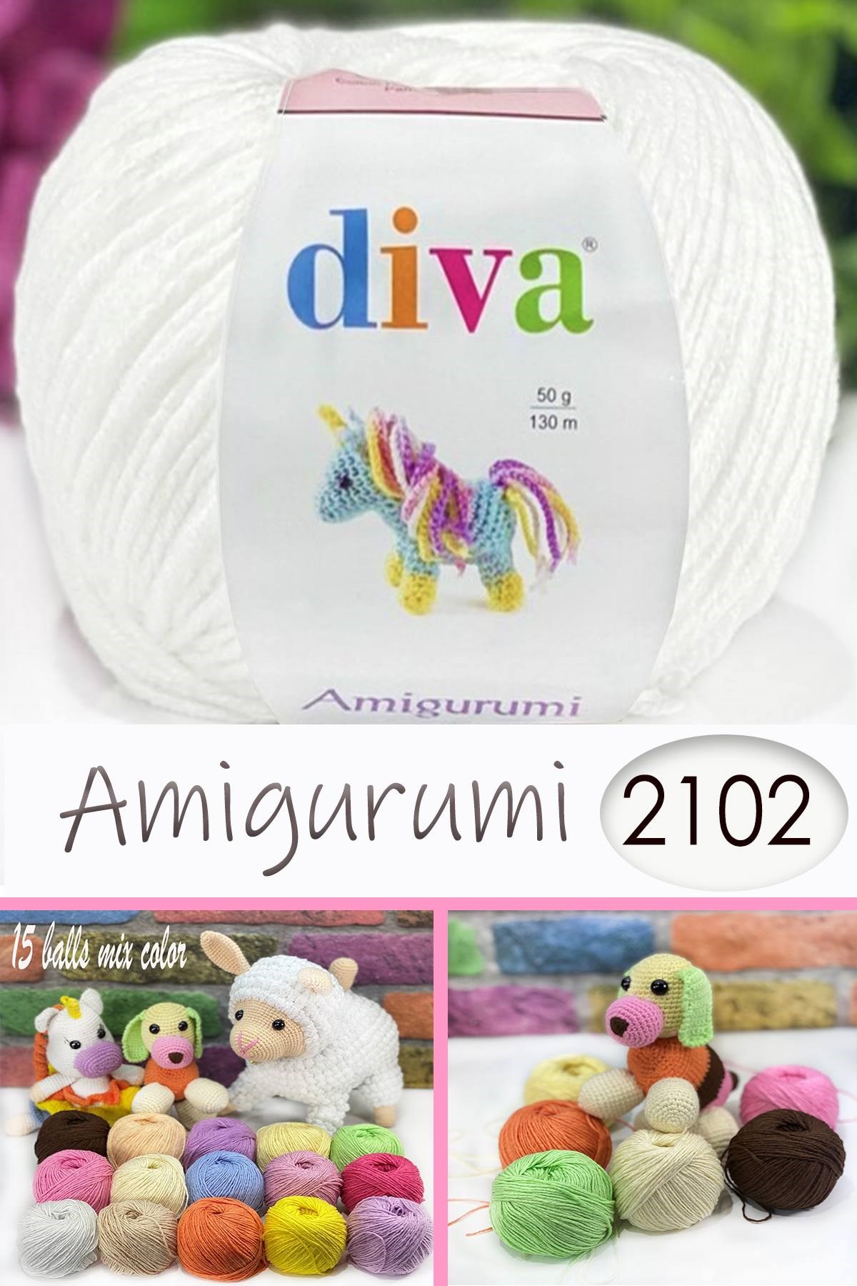 Divagurumi 2102 Optik Beyaz - Görsel 1