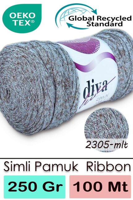 Diva Ribbon Simli 2305MLT Bej-Karma