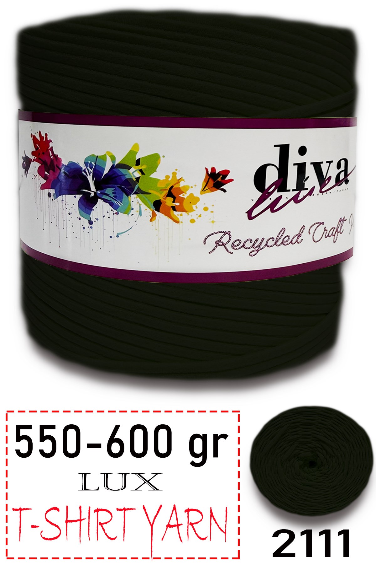 550-600 Gram Lüks Penye Kumaş İplik - T Shirt Yarn - Fabric 2111 Siyah - Görsel 1