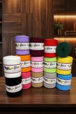 550-600 Gram Lüks Penye Kumaş İplik - T Shirt Yarn - Fabric 280 Turkuaz - Görsel 3
