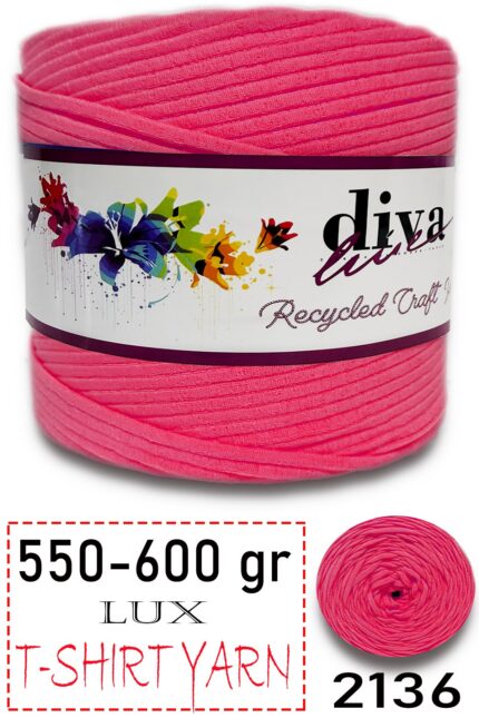 550-600 Gram Lüks Penye Kumaş İplik - T Shirt Yarn - Fabric 2136 Nar Çiçeği