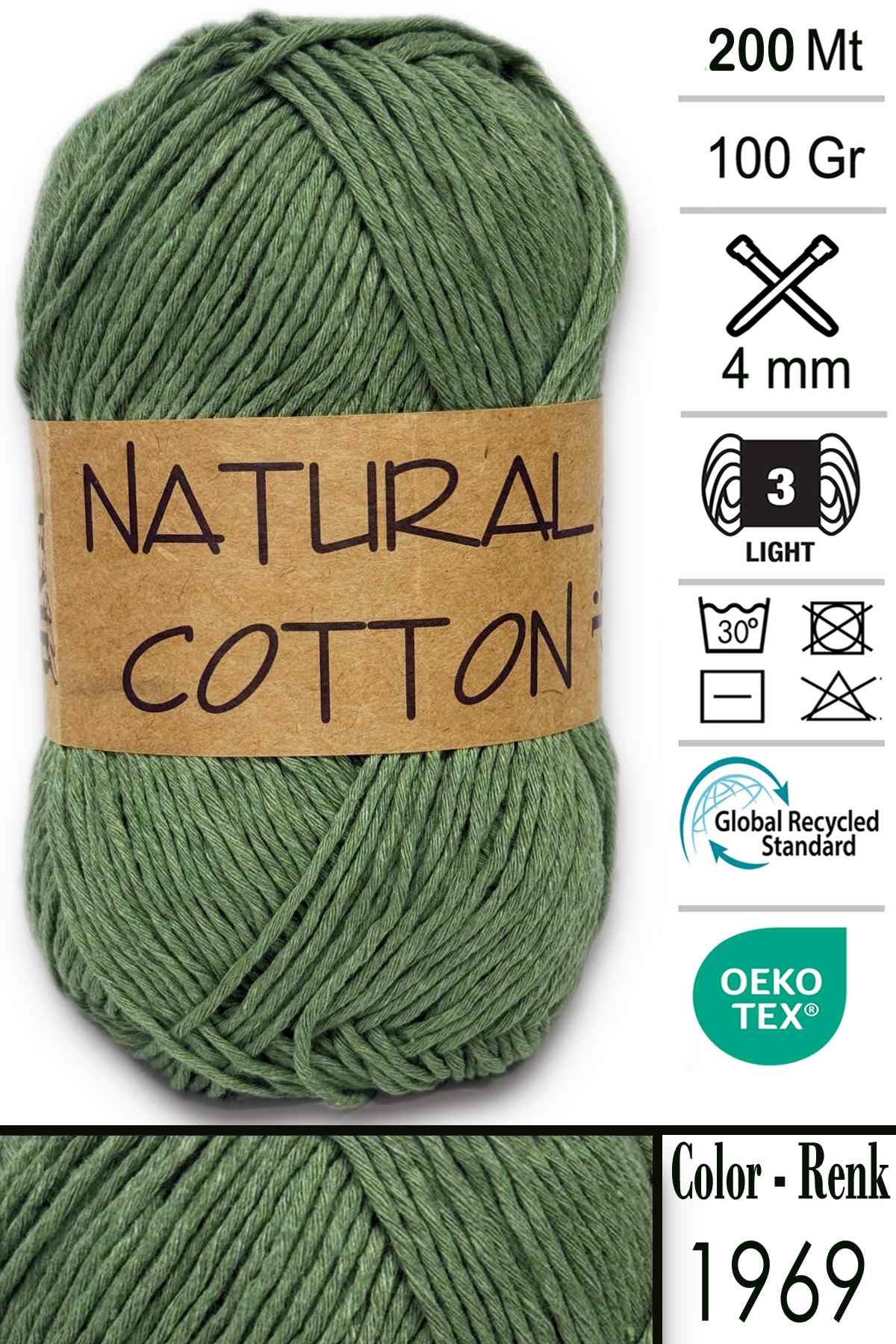 Diva Natural Cotton 1969 Elma Yeşili - Görsel 1
